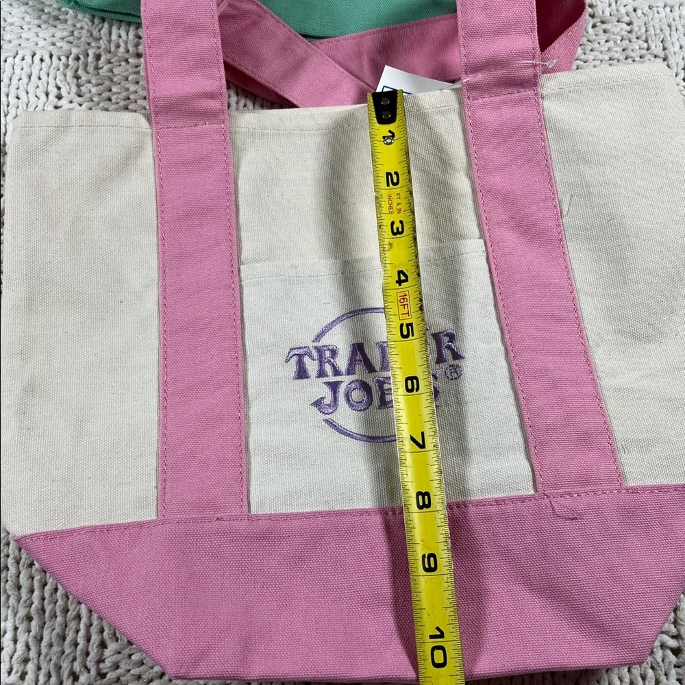Trader Joe’s Set of 4 Mini Canvas Tote Bags - Picture 4 of 5